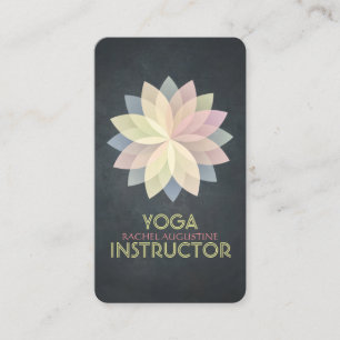 YOGA Studio-instruktör Möte Lotus Mandala Tidsbeställning Kort
