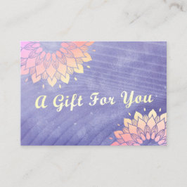 Yoga Studio-instruktör Ro Guld Mandala Rabattkort