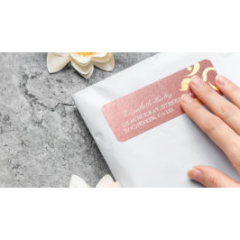 Yoga Studio Meditation Instructor Life Coach OM Returadress Etikett