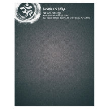 YOGA Studio Meditation Instructor OM och ZEN-symbo