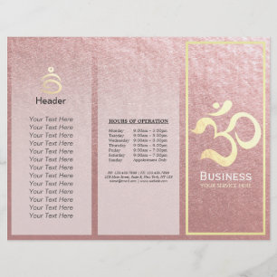 Yoga Studio Meditation Instructor OM signering, tr