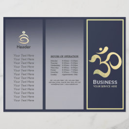 Yoga Studio Meditation Instructor OM signering, tr