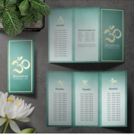 Yoga Studio Meditation Instructor OM signering, tr