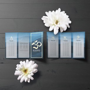 Yoga Studio Meditation Instructor OM signering, tr