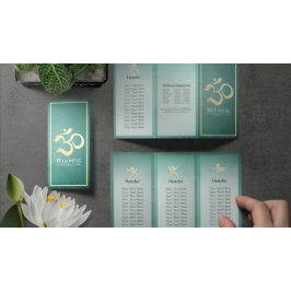 Yoga Studio Meditation Instructor OM signering, tr