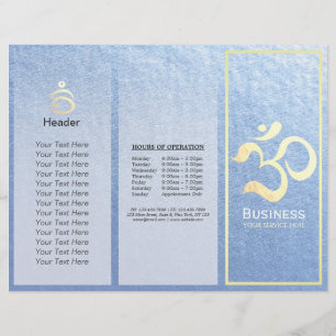 Yoga Studio Meditation Instructor OM signering, tr