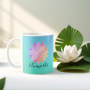 YOGA Studio Meditation-instruktor Colorful Mandala Kaffemugg