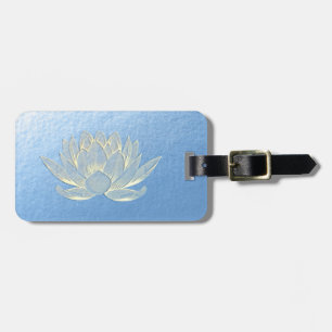 YOGA Studio Meditation Reiki-instruktor Guld Lotus Bagagebricka