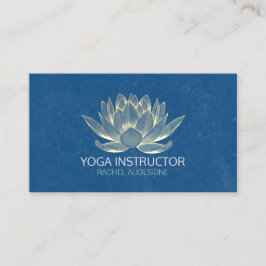 YOGA Studio Meditation Reiki-instruktor Guld Lotus Tidsbeställning Kort