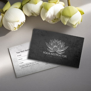 YOGA Studio Meditation Reiki-instruktor Guld Lotus Tidsbeställning Kort