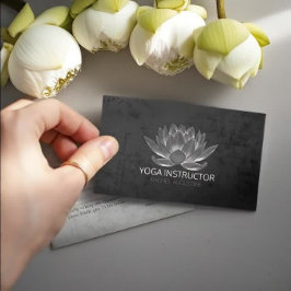 YOGA Studio Meditation Reiki-instruktor Guld Lotus Tidsbeställning Kort