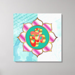 Yoga Studio OM - Wrapped Canvas