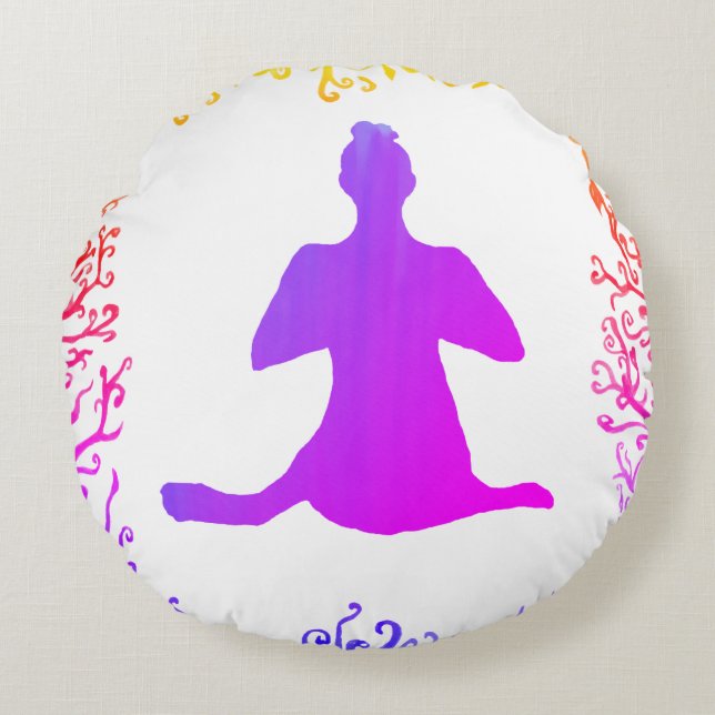 Yoga, Sukhasana kudde (Framsidan)