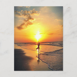 Yoga Sunrise Vykort