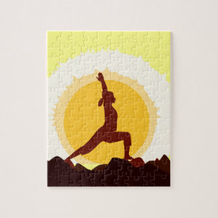 Yoga Sunset Pussel