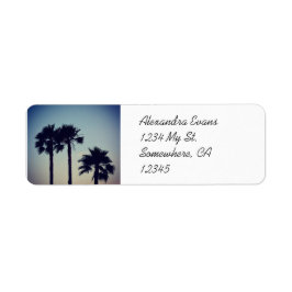 Yoga Sunset Returadress Etikett