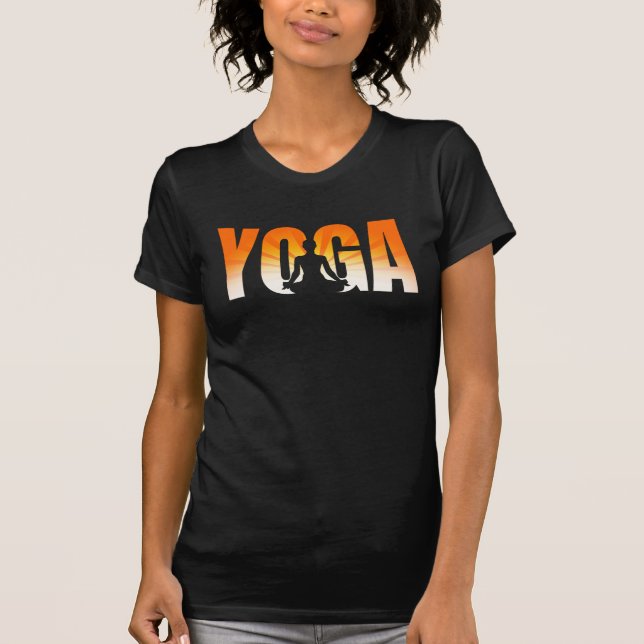 Yoga Sunshine T Shirt (Framsida)