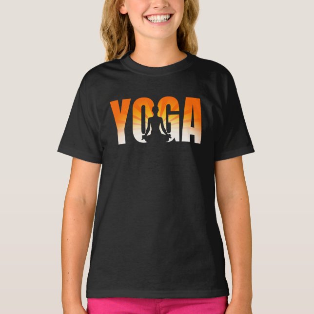 Yoga Sunshine T Shirt (Framsida)