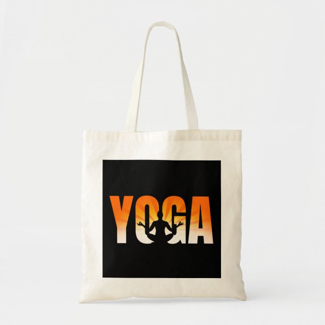 Yoga Sunshine Tygkasse (Framsidan)