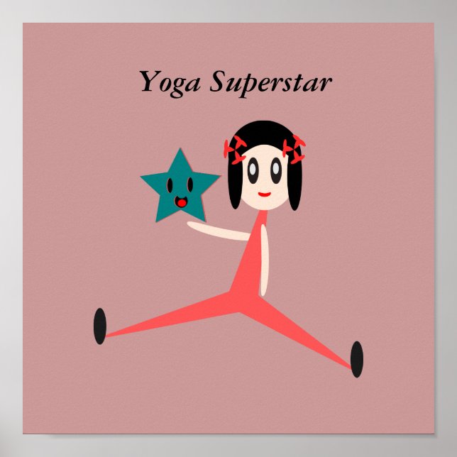Yoga Superstar Poster (Framsidan)