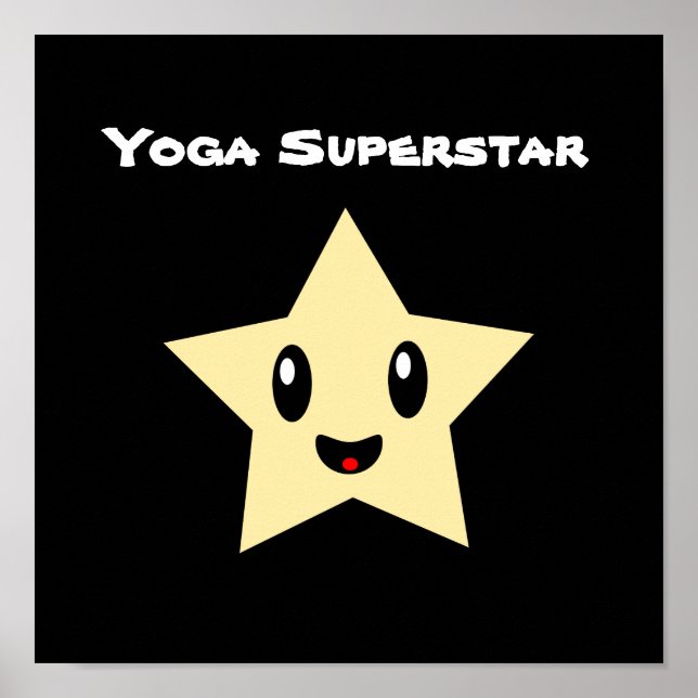 Yoga Superstar Poster (Framsidan)