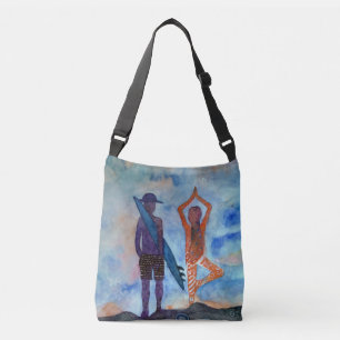 Yoga Surfa Watercolor Classic Kor body Bag Axelväska