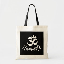 Yoga - symbolen Namaste och OM Sanskrit Tygkasse