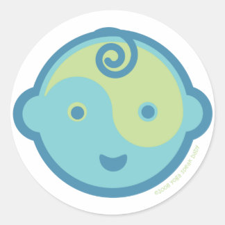 Yoga Tala Baby: Lil'Yogi Stickers Runt Klistermärke