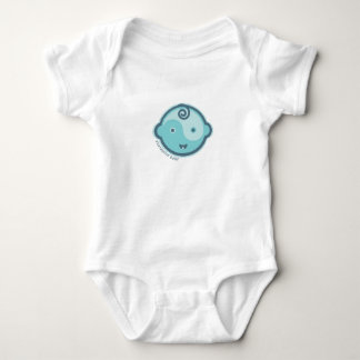 Yoga Tala Baby: Teal Expressive Baby Chakra Tee Shirt