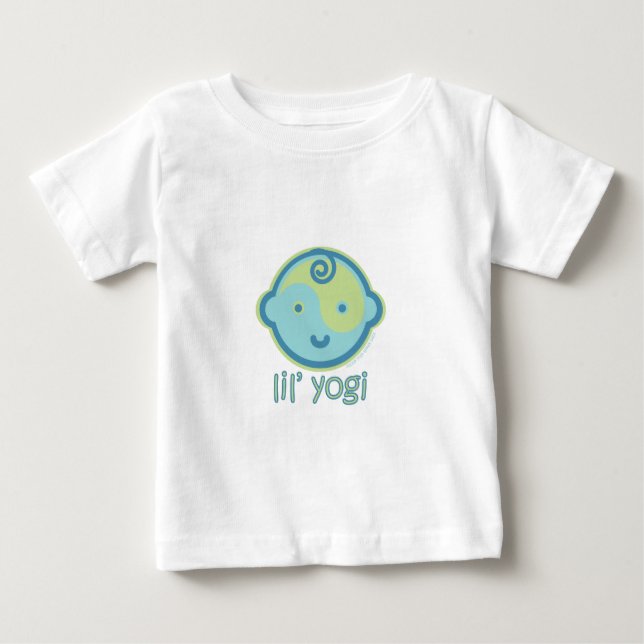 Yoga talar babyen: Lil Yogi T-shirt (Framsida)