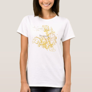 Yoga talar: Gul styrkaChakra utslagsplats Tee Shirt