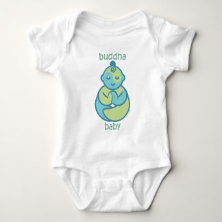 Yoga Taleak Baby : Blue Buddha Baby Tee Shirt