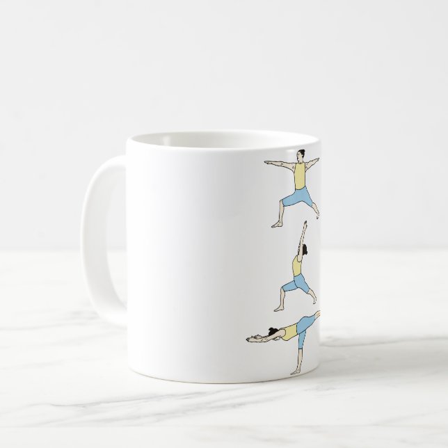 Yoga Tasse Kaffemugg (Framsida vänster)