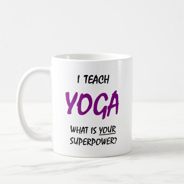 yoga teach kaffemugg (Vänster)