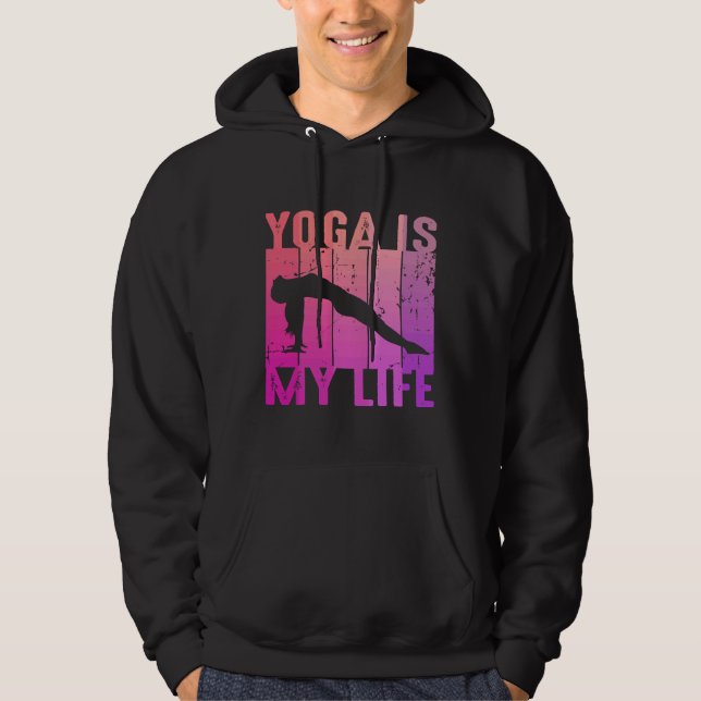 Yoga Teacher 91 Hoodie (Framsida)