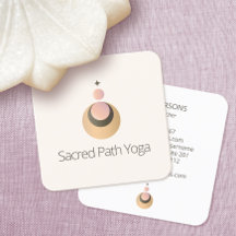 Yoga Teacher Celestial Boho Logotyp
