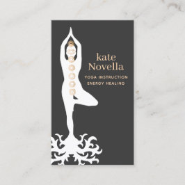 Yoga Teacher, Chakras Visitkort