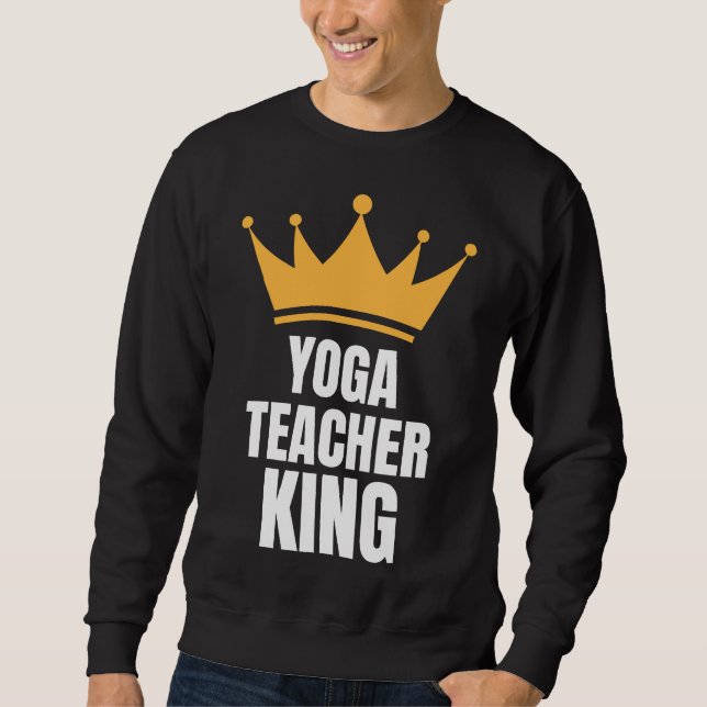 Yoga Teacher Kung Perfekt Birthday Idea Lång Ärmad Tröja (Framsida)