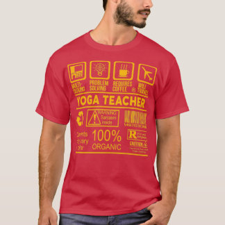 YOGA TEACHER NICE DESIGN 2017 T SHIRT