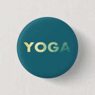 Yoga Text färgstark Knapp
