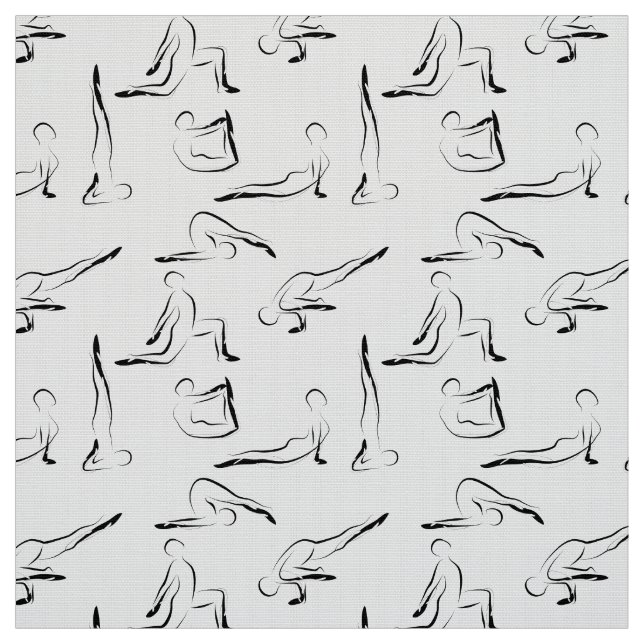 Yoga throw mönster tyg (Provkarta)