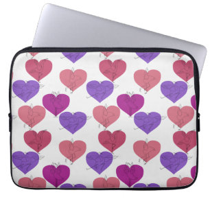 Yoga throw mönster Yoga sömlös mönster 1 Laptop Fodral