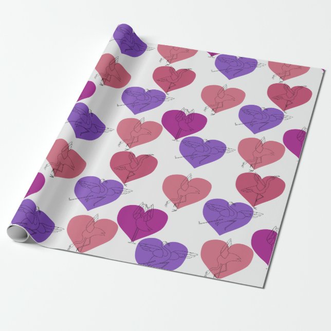 Yoga throw mönster | Yoga sömlös mönster 1 Presentpapper (Utrullad)