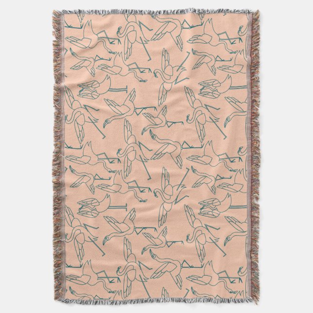 Yoga throw mönster | Yoga Sömlös mönster 29 Filt (Framsidan Vertikal)