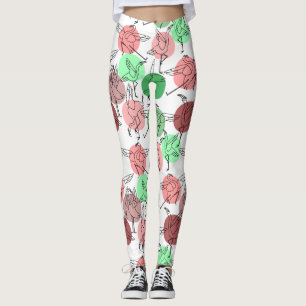 Yoga throw mönster Yoga sömlös mönster 30 Leggings