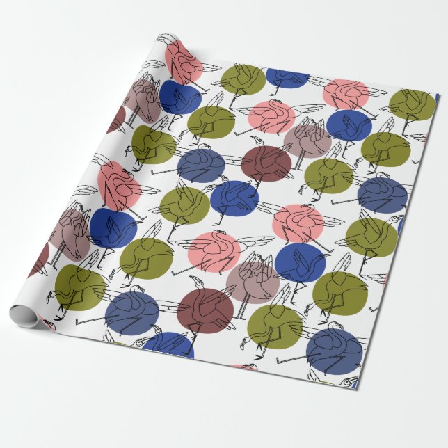 Yoga throw mönster | Yoga sömlös mönster 34 Presentpapper (Utrullad)