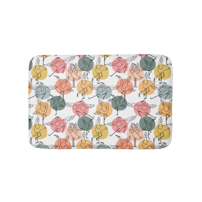 Yoga throw mönster | Yoga sömlös mönster 37 Badrumsmatta (Framsidan)