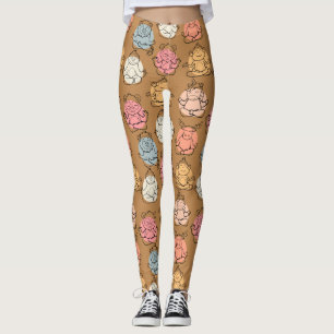 Yoga throw mönster Yoga Sömlös mönster 43 Leggings