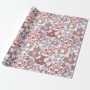 Yoga throw mönster Yoga Sömlös mönster 48 Presentpapper