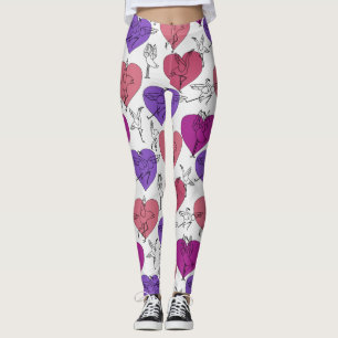 Yoga throw mönster Yoga sömlösa mönster 4 Leggings